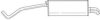 VAG 6L6253609 End Silencer
